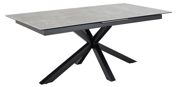Actona Jídelní rozkládací stůl Heaven 200/240 cm šedý/černý