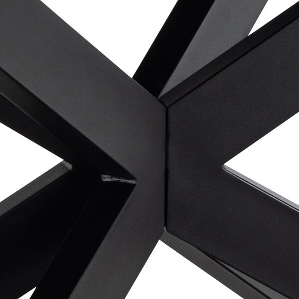 Actona Jídelní rozkládací stůl Irwine 200/240 cm šedý/černý