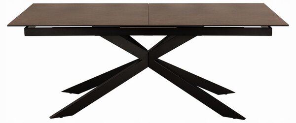 Actona Jídelní rozkládací stůl Irwine 200/240 cm hnědý/černý