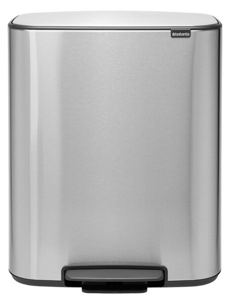Brabantia odpadkový pedálový koš Bo 60L,matná ocel FPP