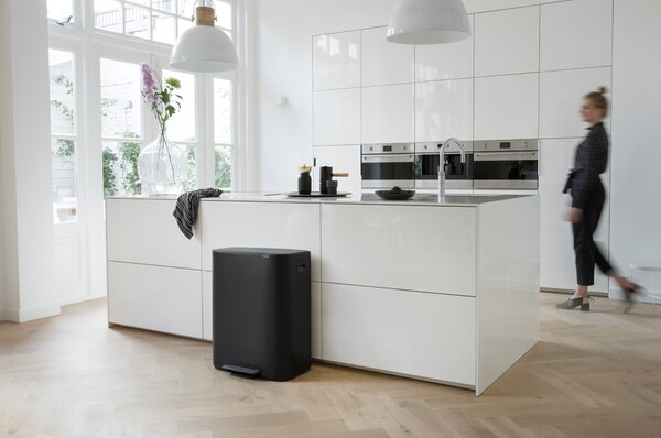 Brabantia odpadkový pedálový koš Bo 60L,matná černá