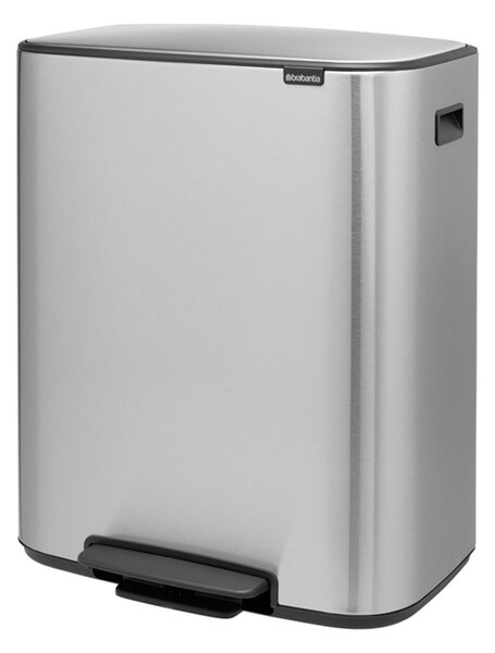 Brabantia odpadkový pedálový koš Bo 60L,matná ocel FPP