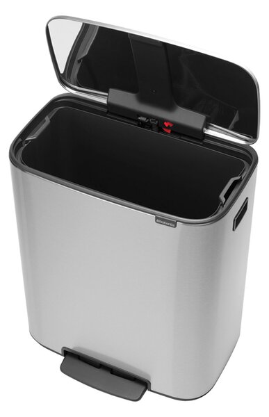 Brabantia odpadkový pedálový koš Bo 60L,matná ocel FPP