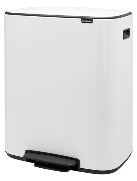 Brabantia odpadkový pedálový koš Bo 60L, bílá