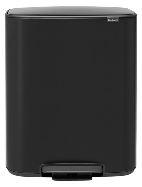 Brabantia odpadkový pedálový koš Bo 60L,matná černá
