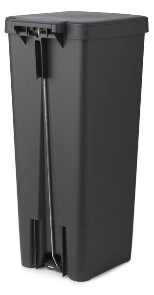 Brabantia plastový odpadkový pedálový koš StepUp - 40 L, tmavěšedá