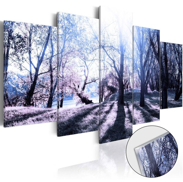 Obraz tajemný les na akrylátovém skle - Autumnal Glade - 200x100