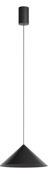 Redo Závěsné LED svítidlo KONOS, 10W, ø 24 cm, TRIAC Barva: Černá, Barva světla: 3000K