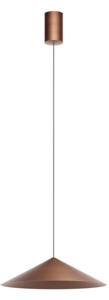 Redo Závěsné LED svítidlo KONOS, 10W, ø 30 cm, TRIAC Barva: Černá, Barva světla: 3000K