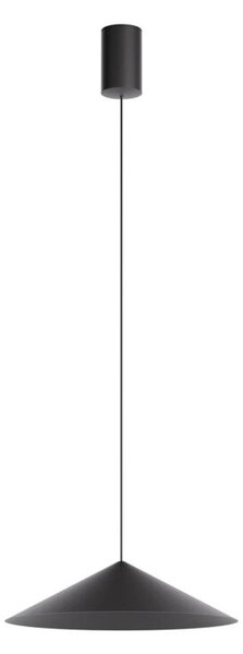 Redo Závěsné LED svítidlo KONOS, 10W, ø 30 cm, TRIAC Barva: Černá, Barva světla: 3000K