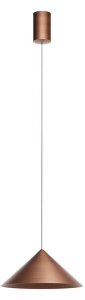 Redo Závěsné LED svítidlo KONOS, 10W, ø 24 cm, TRIAC Barva: Černá, Barva světla: 3000K