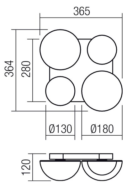 Redo Nástěnné LED svítidlo LUMIEN 26W, š. 36,5 cm, CCT 2700-3000K Barva: Bílá