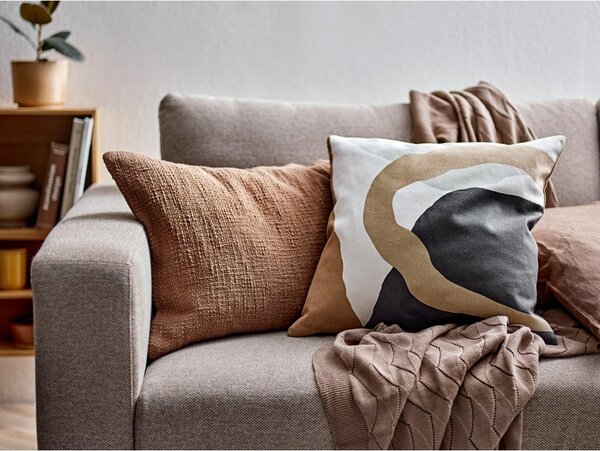 Hnědá pletená deka 130x170 cm Gentle – Södahl