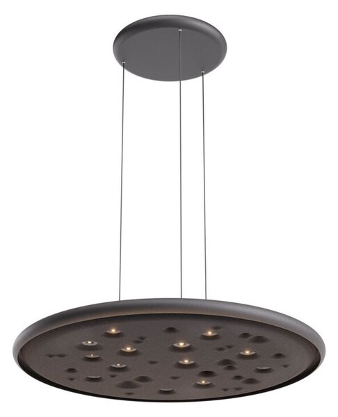 Redo Závěsné LED svítidlo NEBA 48,5W, ø 73 cm, 3000K stmívatelné Barva: Černá, Barva světla: 3000K