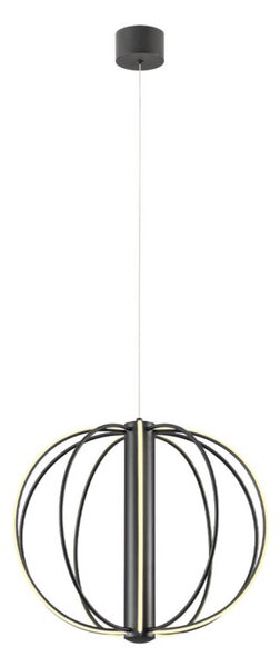 Redo Závěsné LED svítidlo MOSS, 41W, ø 50 cm, 3000K stmívatelné Barva: Černá