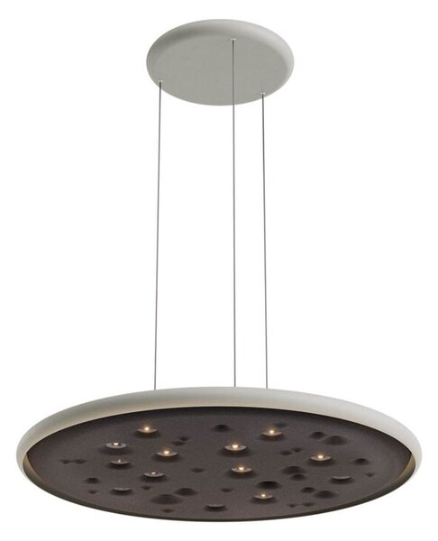 Redo Závěsné LED svítidlo NEBA 48,5W, ø 73 cm, 3000K stmívatelné Barva: Černá, Barva světla: 3000K