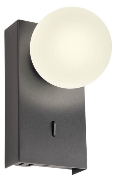 Redo Nástěnné LED svítidlo NORMA 5W, v. 15 cm, CRI90 Barva: Černá, Barva světla: 2700K