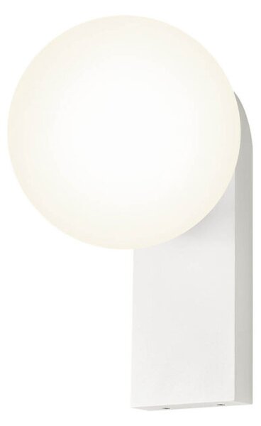Redo Nástěnné LED svítidlo OPALE 9,5W, v. 218 mm, TRIAC, IP44 Barva: Černá, Barva světla: 2700K