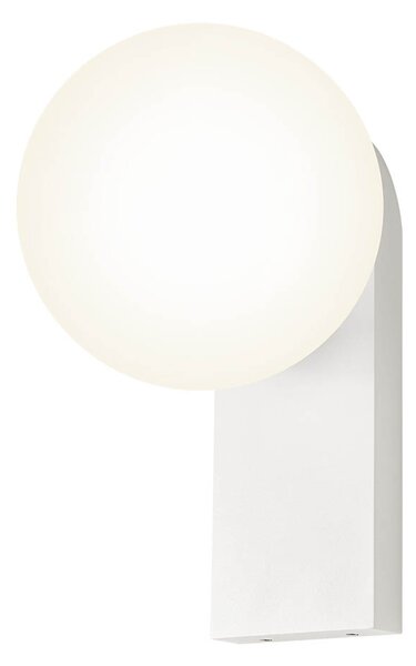 Redo Nástěnné LED svítidlo OPALE 9,5W, v. 218 mm, TRIAC, IP44 Barva: Černá, Barva světla: 2700K