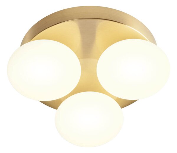 Redo Nástěnné/stropní LED svítidlo OVUM, 15W, ø 24 cm, CCT 3000-4000K, IP44 Barva světla: Chrom