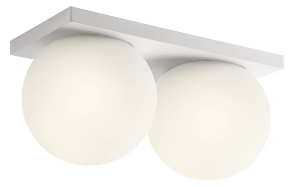 Redo Nástěnné/stropní LED svítidlo OPALE, 24W, š. 285 mm, TRIAC, IP44 Barva: Černá, Barva světla: 2700K