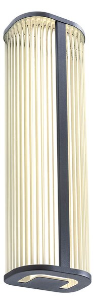 Redo Nástěnné LED svítidlo RIGO, 20W, v. 60 cm, CCT 3000-4000K, IP44 Barva: Černá