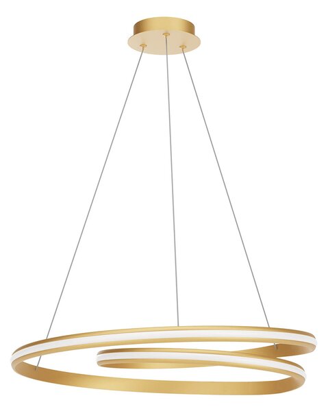 Redo Závěsné LED svítidlo TORSION, 60W, ø 75,2 cm, 3-step, 2700-4000K Barva: Bílá