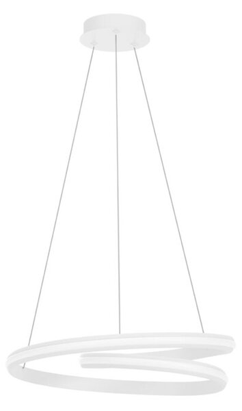 Redo Závěsné LED svítidlo TORSION, 40W, ø 56 cm, 3-step, 2700-4000K Barva: Bílá