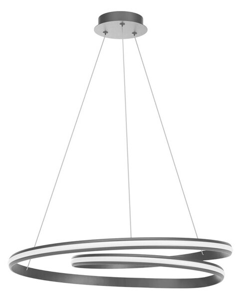 Redo Závěsné LED svítidlo TORSION, 60W, ø 75,2 cm, 3-step, 2700-4000K Barva: Bílá