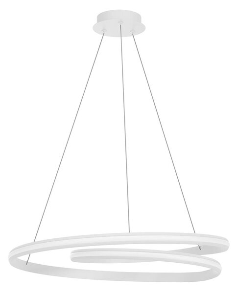 Redo Závěsné LED svítidlo TORSION, 60W, ø 75,2 cm, 3-step, 2700-4000K Barva: Bílá