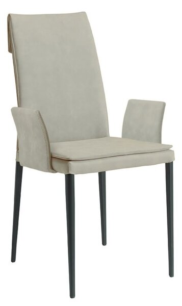 RIFLESSI - Židle MAVI s vysokým opěrákem a područkami