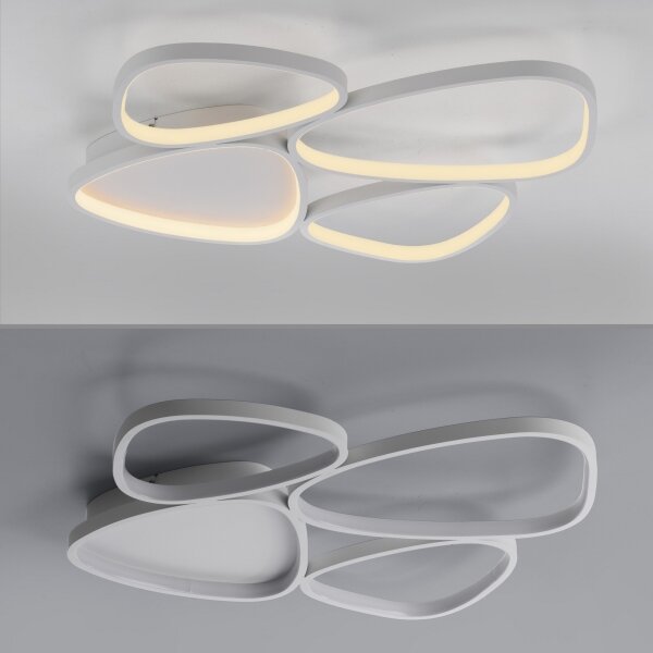 Schöner Wohnen 14038-16 - LED Stm. stropní svítidlo PEBBLES LED/35,5W/230V bílá