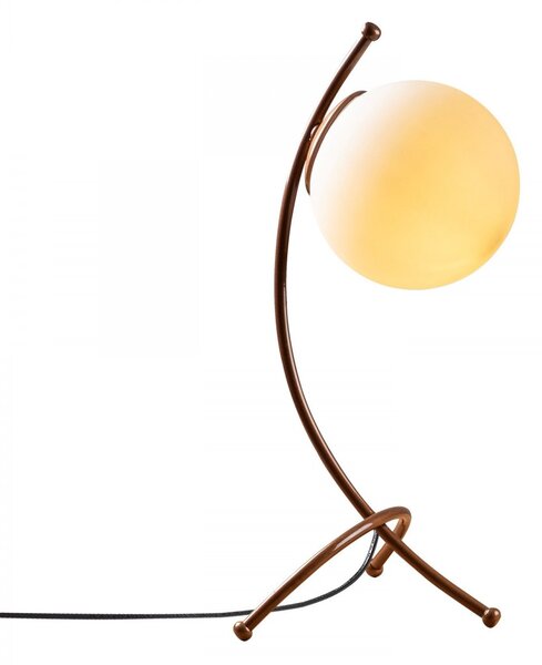 Opviq Stolní lampa Ayva bílá/měď