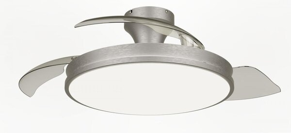 Philips Atlas DC stropní ventilátor a svítidlo 28W+35W nikl