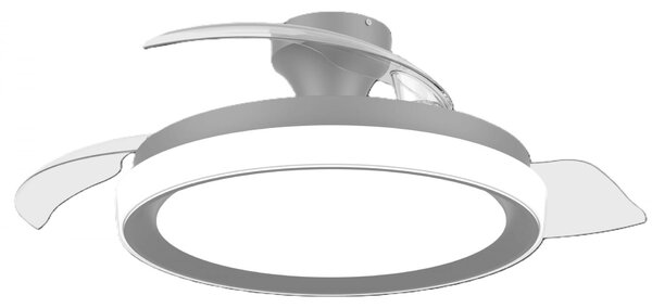Philips Bliss DC stropní ventilátor a svítidlo 28W+35W černý