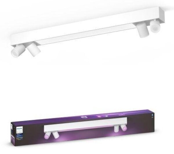 Philips Hue 50607/31/P7 Hue WACA Centris stropní LED svítidlo 1x40W+GU10 4x5,7W 4200lm 2000-6500K RGB IP20 bílá