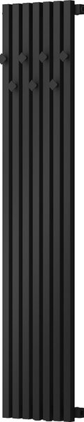 Mexen Flux dekorativní koupelnový radiátor 1500 x 340 mm, 630 W, černý - W127-1500-340-00-70