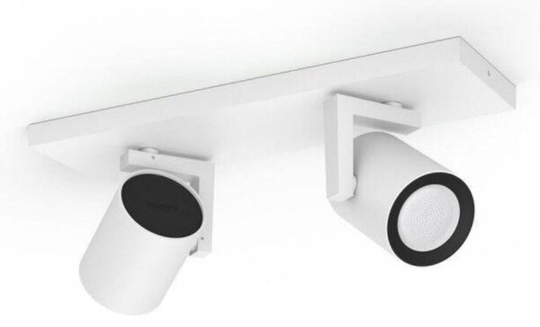Philips Hue 50622/31/P7 Hue WACA Argenta bodové LED svítidlo GU10 2x5,7W 350lm 2000-6500K RGB IP20 bílá