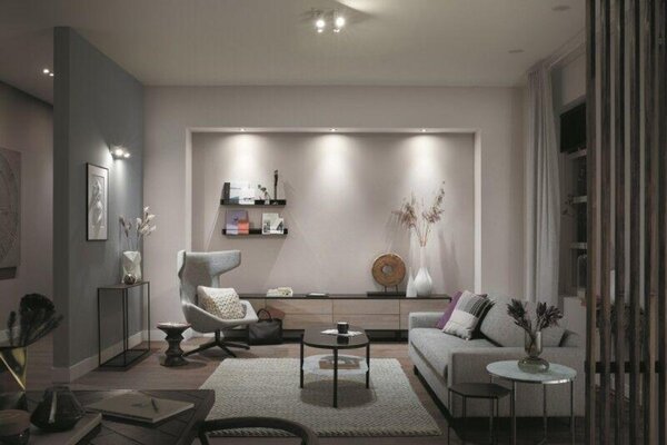 Philips Hue 50622/31/P7 Hue WACA Argenta bodové LED svítidlo GU10 2x5,7W 350lm 2000-6500K RGB IP20 bílá