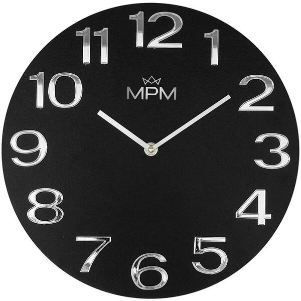 MPM Nástěnné dřevěné hodiny MPM Timber Simplicity - E07M.4222.9070 SKLAD