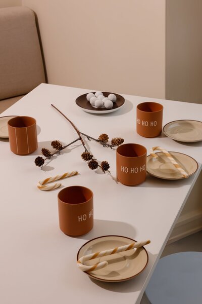 Porcelánový hrneček Brown HO HO HO 300 ml