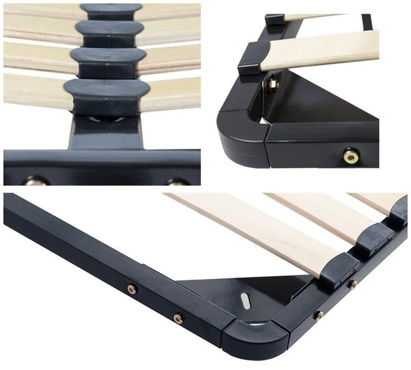 Ak furniture Zvedací kovový rošt do postele Domy 90x200 cm černý