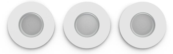 Philips Hue Adore zápustné koupelnové svítidlo kulaté 3x4,2W, 2000-6500K, IP44, bílá (3ks)