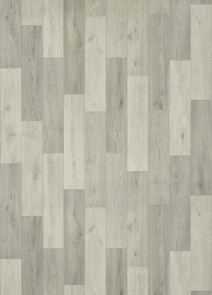 Breno PVC TEXAS NEW Himalaya 592 – světle šedé dřevo, šíře 200 cm