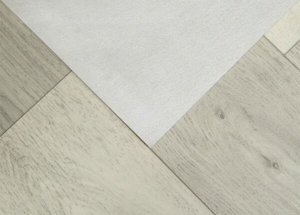 Breno PVC TEXAS NEW Himalaya 592 – světle šedé dřevo, šíře 200 cm