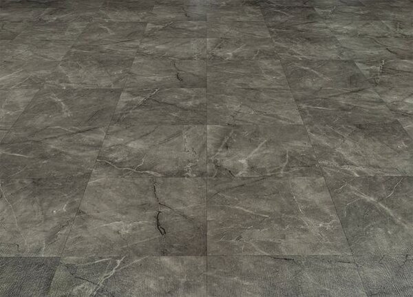 Breno PVC SIGMA Venato 93 – tmavý mramor, šíře 400 cm