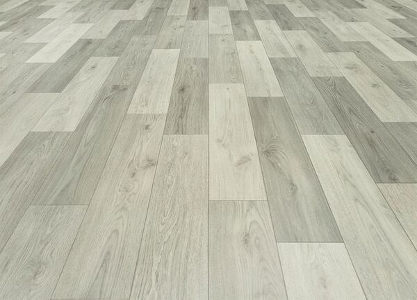 Breno PVC TEXAS NEW Himalaya 592 – světle šedé dřevo, šíře 200 cm