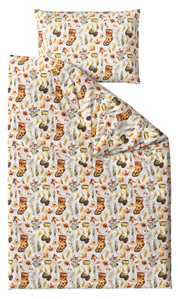 Bavlněné povlečení AUTUMN SOCKS barevné Rozměr povlečení: 70 x 90 cm | 140 x 200 cm