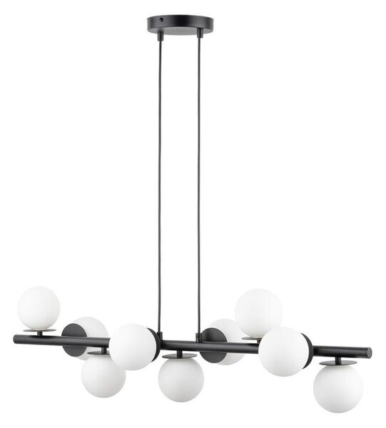 Lustr na lanku AVOLA 9xG9/12W/230V černá