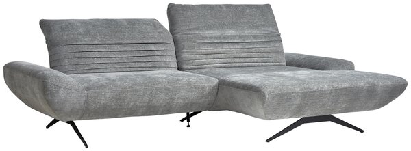 ROHOVÁ SEDAČKA, textil, šedá Dieter Knoll - Sedací soupravy